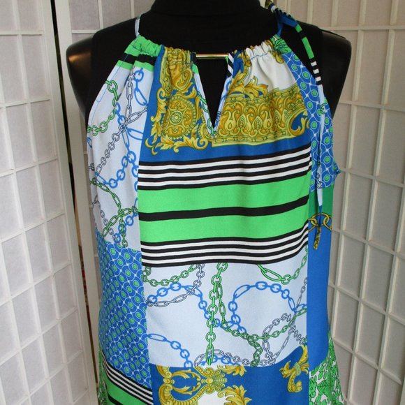 Multi Pattern Halter Style Top - Picture 4 of 7